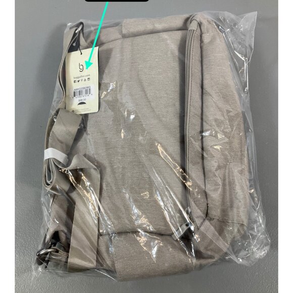 Baggallini Heritage Large Hobo Bag with RFID Wristlet - Water-Resistant Nylon, B - Picture 8 of 9